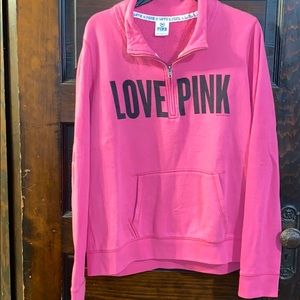 PINK hoodie large